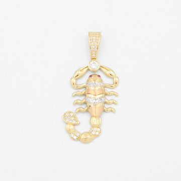 Dije de Oro 14k Diseño de Escorpion Hueco mod. 9439