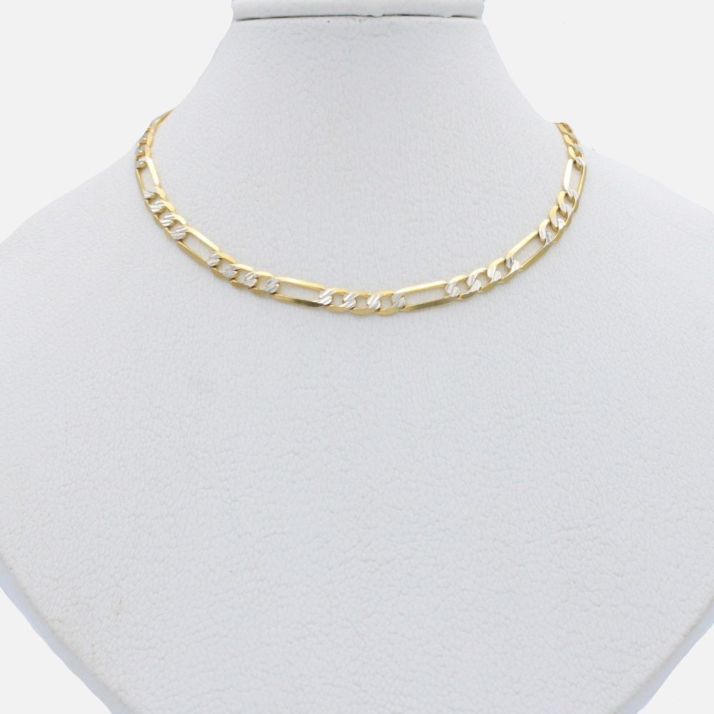 Cadena de Oro 14k Tejido 3x1 Solida mod. 9911