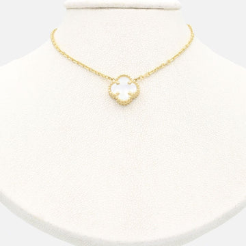Gargantilla de Oro 14k Trébol Incrustado con Madre Perla Especial mod. 9571