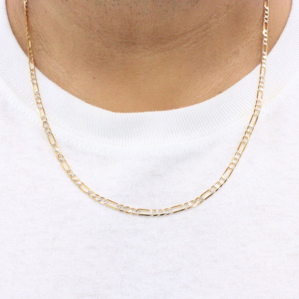 Cadena de Oro 14k Tejido 3x1 Solida mod. 9911