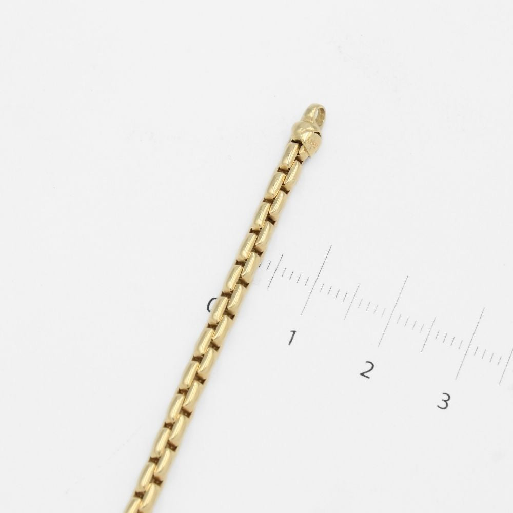 Pulsera de Oro 14k Tejido Cubo Especial con Calavera de Tono Mate mod. 9809