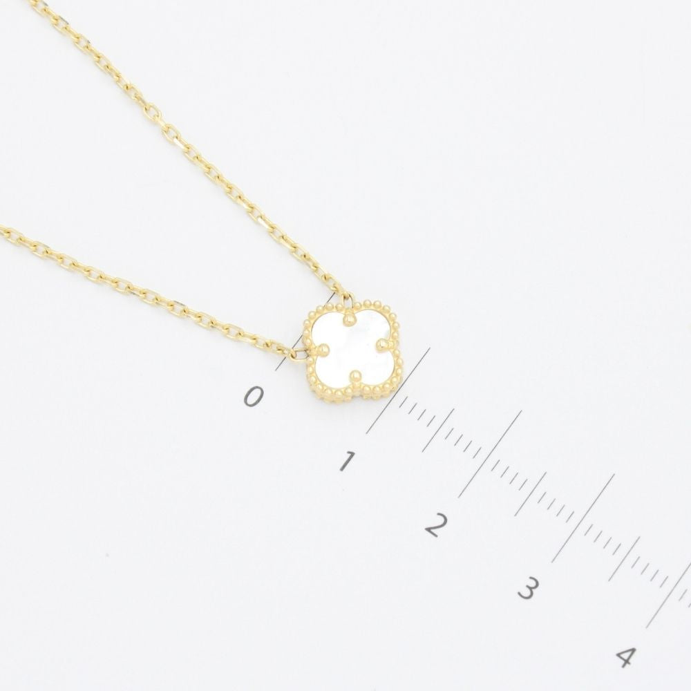 Gargantilla de Oro 14k Trébol Incrustado con Madre Perla Especial mod. 9571