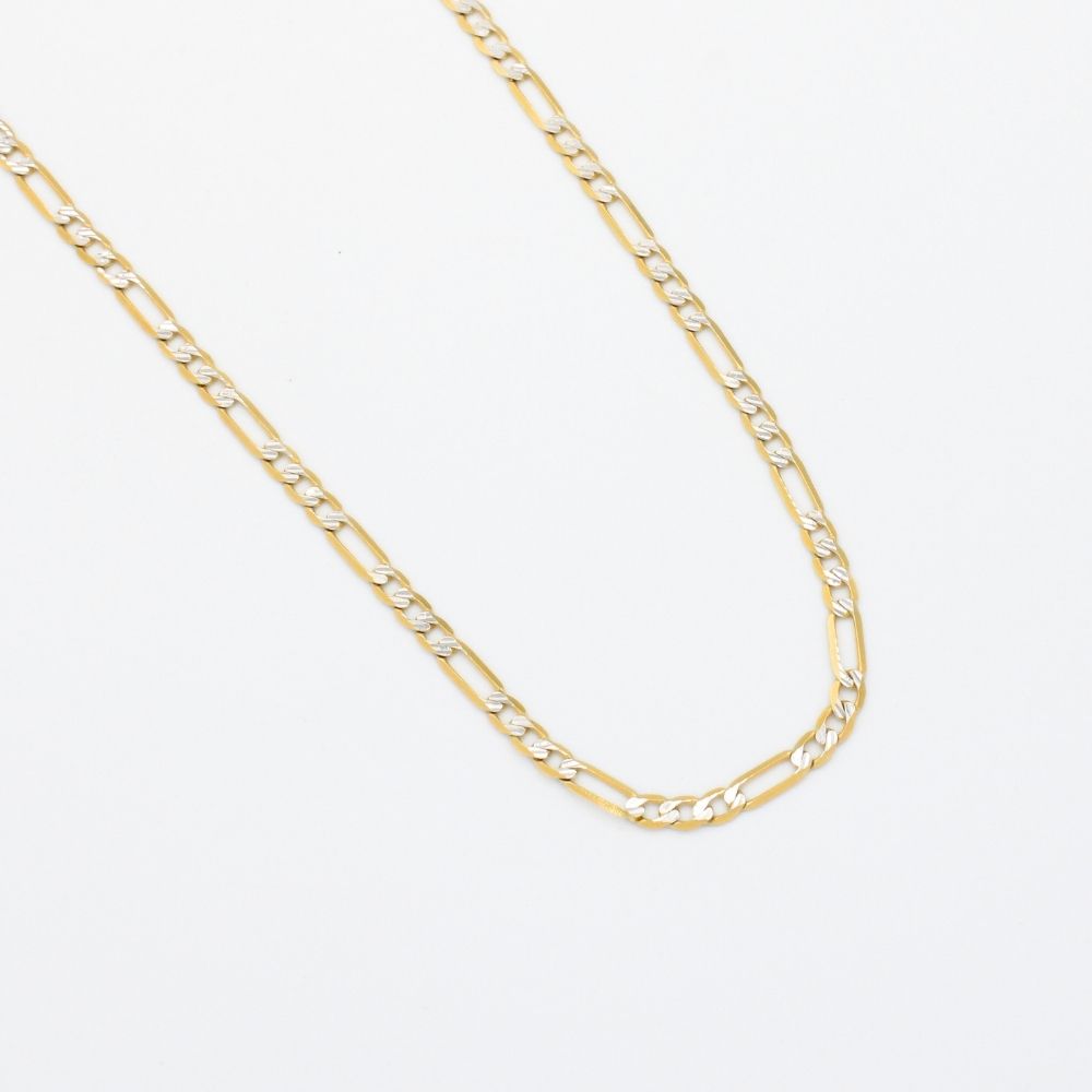 Cadena de Oro 14k Tejido 3x1 Solida mod. 9911