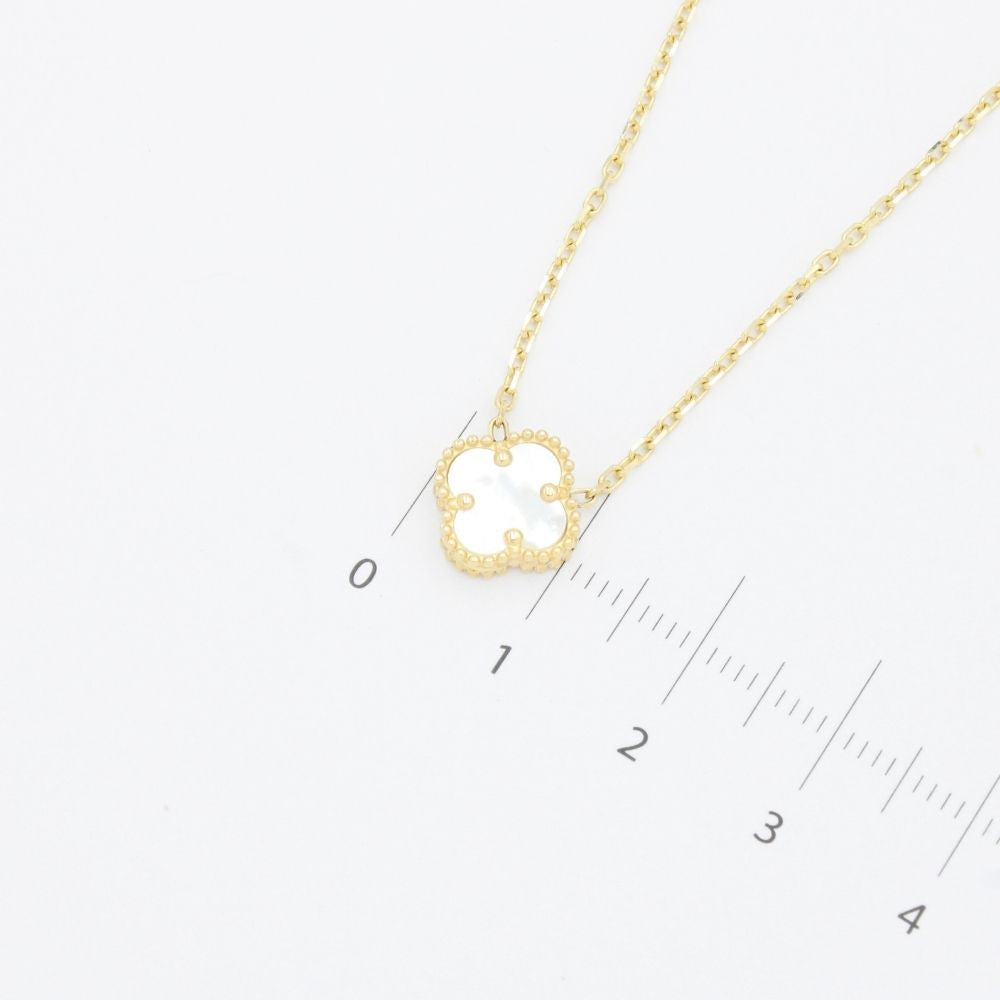 Gargantilla de Oro 14k Trébol Incrustado con Madre Perla Especial mod. 9571
