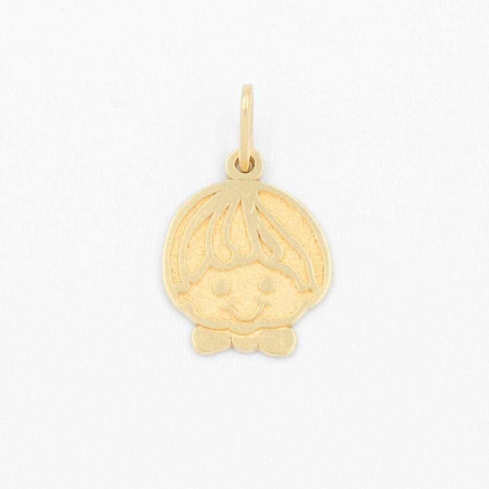 Dije de Oro 14k Rostro de Niño Pequeño mod. 9231