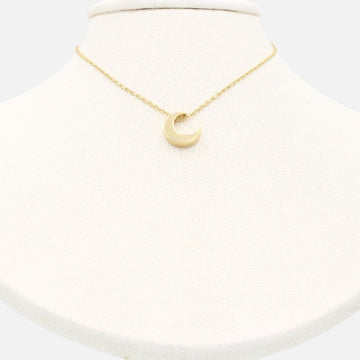 Gargantilla de Oro 14k Luna de Diseño Brillante y Hueco mod. 9640