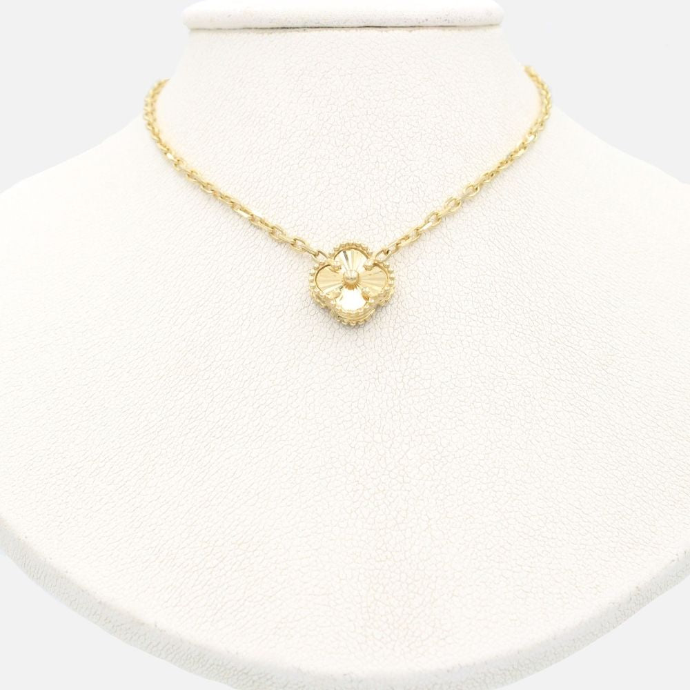 Gargantilla de Oro 14k Trébol Especial con Diamantado Fino mod. 9572