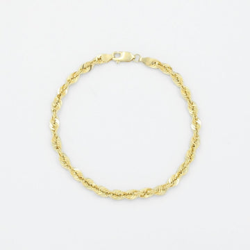 Pulsera de Eslabón Hueca de Tejido Torzal mod. 9040