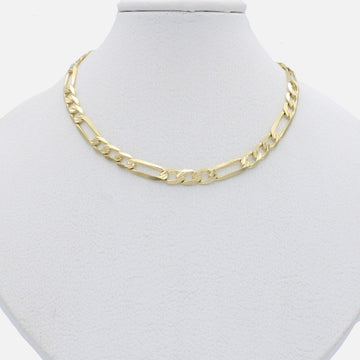 Cadena de Oro 14k Tejido 3x1 Diamantada Solida mod. 9913