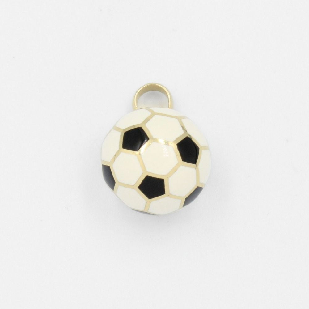 Dije de Oro 14k Hueco en Forma de Balón de Football mod. 8744
