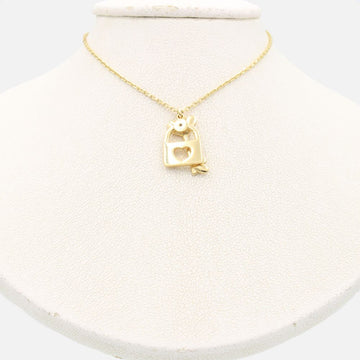 Gargantilla de Oro 14k Candado con Llave de Corazón mod. 8938