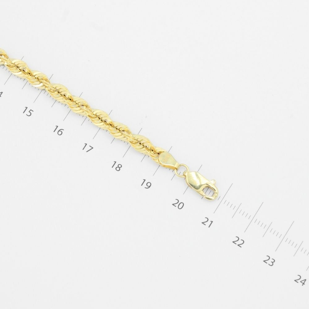 Pulsera de Eslabón Hueca de Tejido Torzal mod. 9040