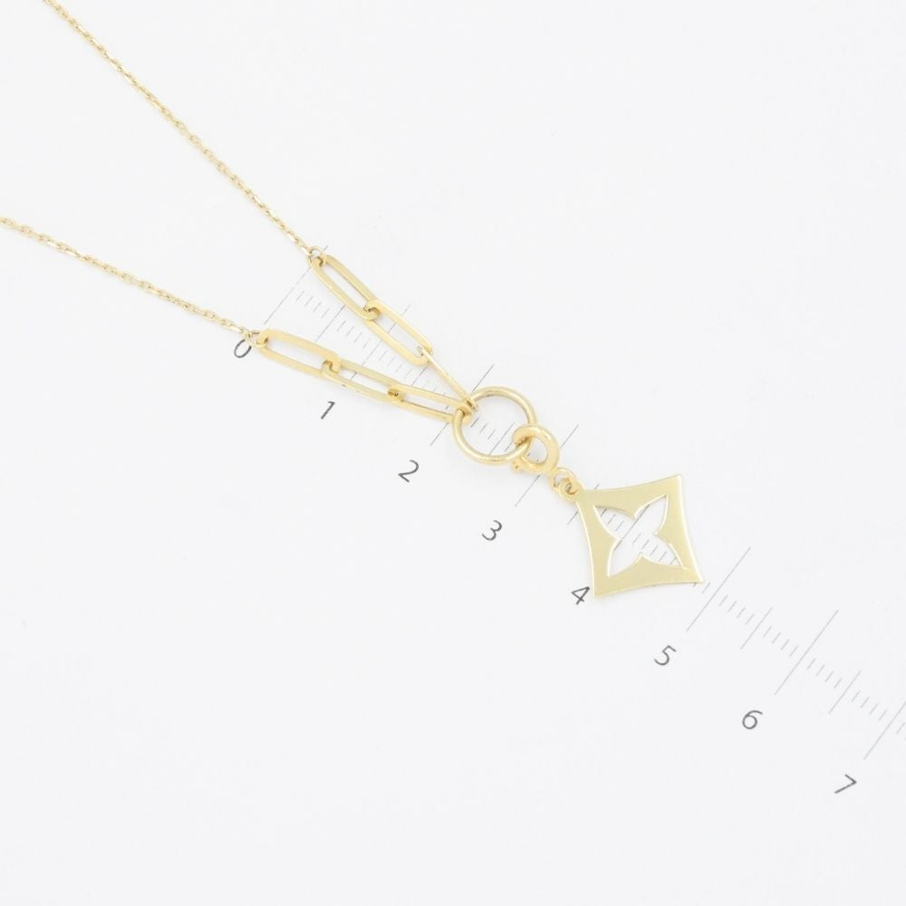 Gargantilla de Oro 14k Diseño Elegante y Fino mod. 9179
