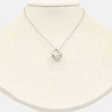 Gargantilla de Oro 14k Cubo Brillante con Zirconia Atrapada mod. 8071
