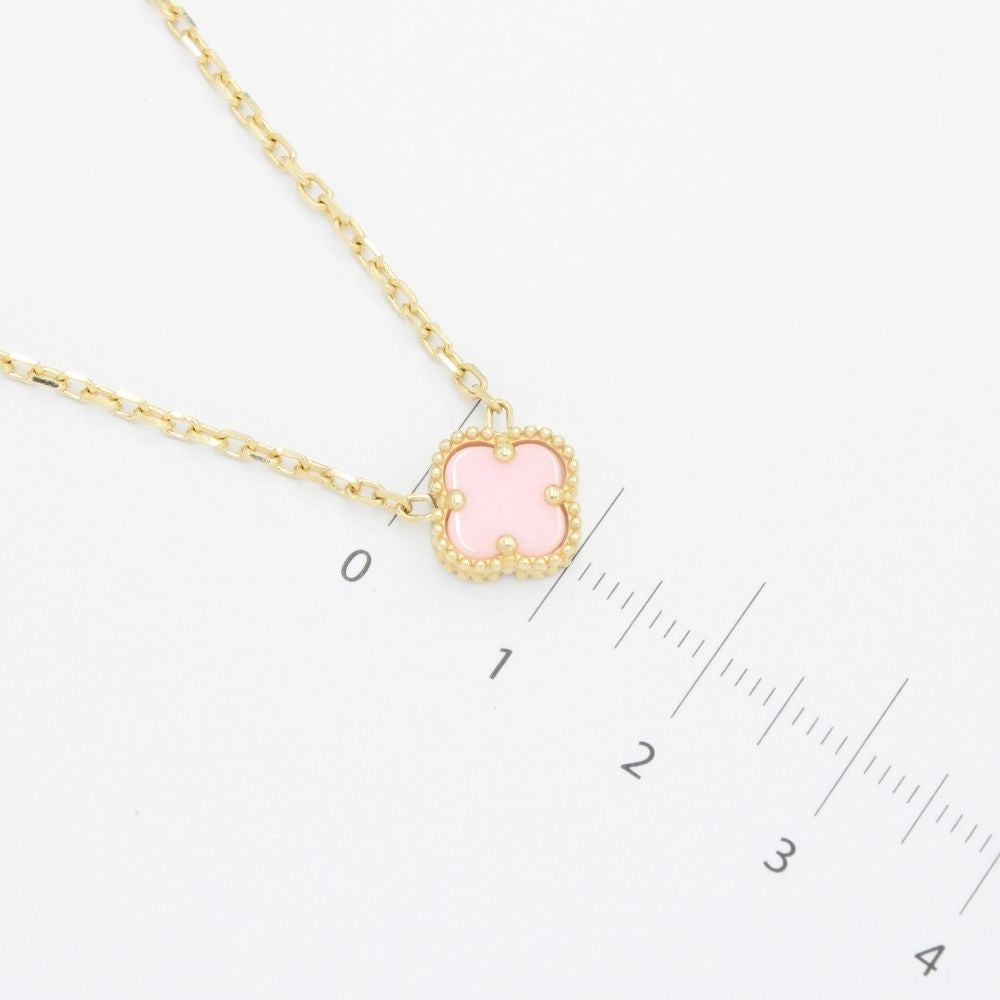 Gargantilla de Oro 14k Trébol con Jaspe Rosa Especial mod. 9573