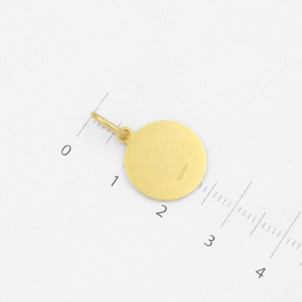 Medalla de Oro 14k de Diseño Tradicional con Imagen de Ángel mod. 9159