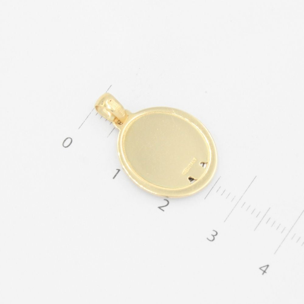 Medalla de Oro 14k Virgen Milagrosa mod. 9528