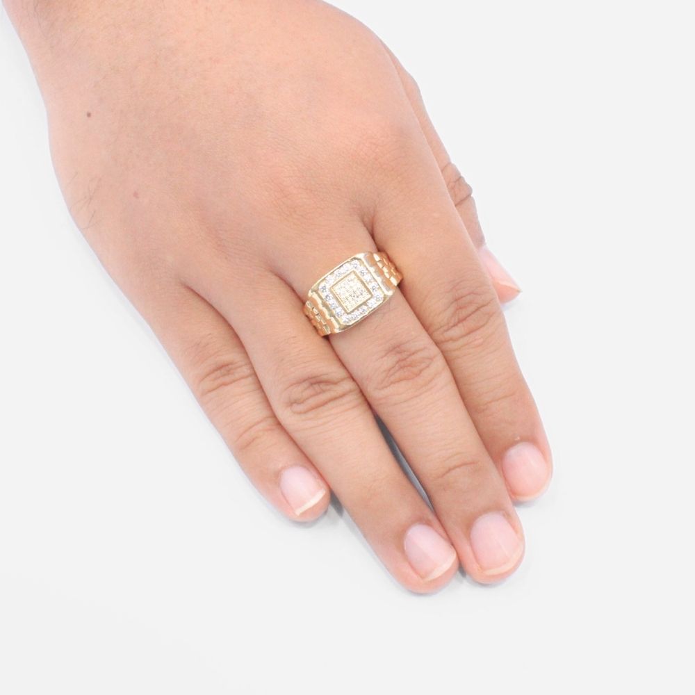 Anillo de Oro 14k para Hombre mod. 1607