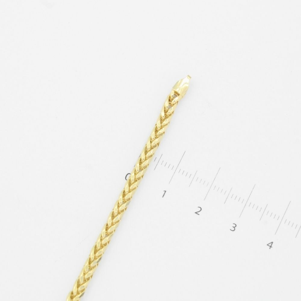 Pulsera de Eslabón Hueca de Tejido Espiga mod. 9041