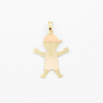 Dije de Oro 14k Niño de Diseño Brillante mod. 9234