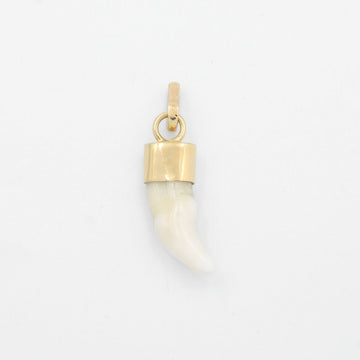 Dije de Oro 14k Colmillo de Coyote Brillante mod. 9487