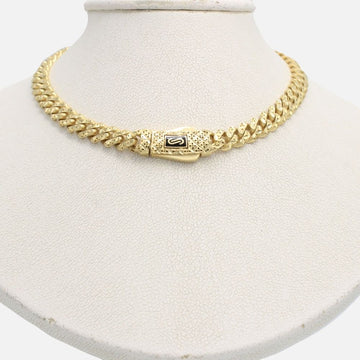 Cadena Monaco Chain 14k Modelo Classic Flex Hueco con Broche Flex mod. 9671