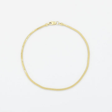 Pulsera de Eslabón Hueca de Tejido Cube Box Fino mod. 9045