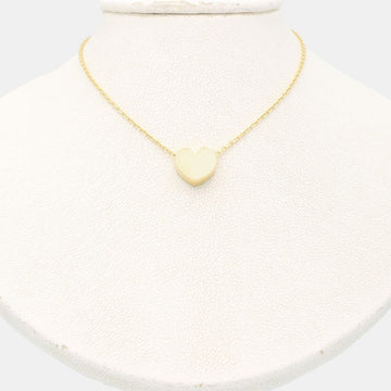 Gargantilla de Oro 14k con Dije Especial en Forma de Corazón Estilo Liso y Hueco mod. 9333