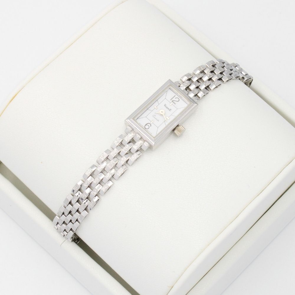 Reloj de Oro 14k Blanco para Dama mod. 9395