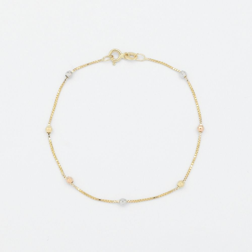 Pulsera de Eslabón Hueca de Tejido Viviana Florentino mod. 9047
