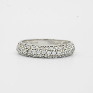 Anillo de Oro Blanco con Zirconias mod. 6101