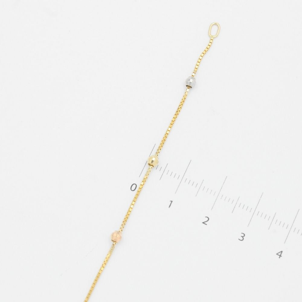 Pulsera de Eslabón Hueca de Tejido Viviana Florentino mod. 9047