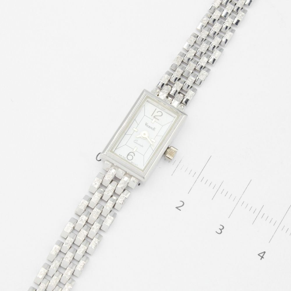 Reloj de Oro 14k Blanco para Dama mod. 9395