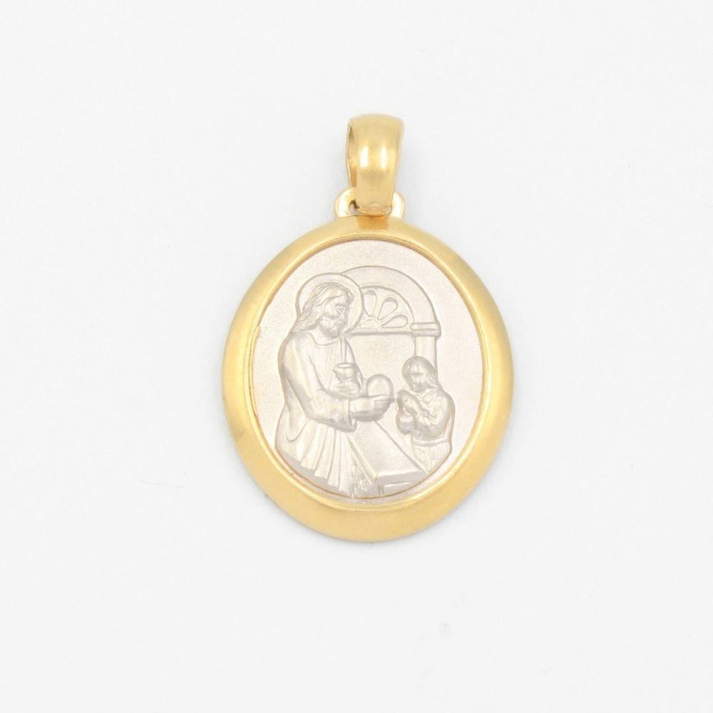 Medalla de Oro 14k para Comunión mod. 9535