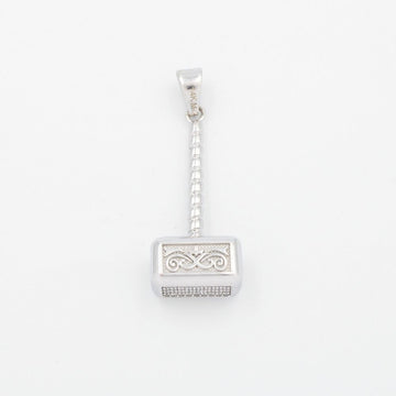 Dije de Oro 14k Diseño Mjölnir con Zirconias mod. 9492
