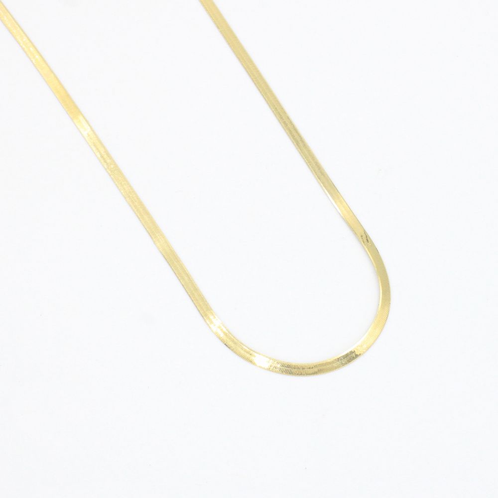 Cadena de Oro 14k de Tejido Panza de Víbora Fino mod. 1167