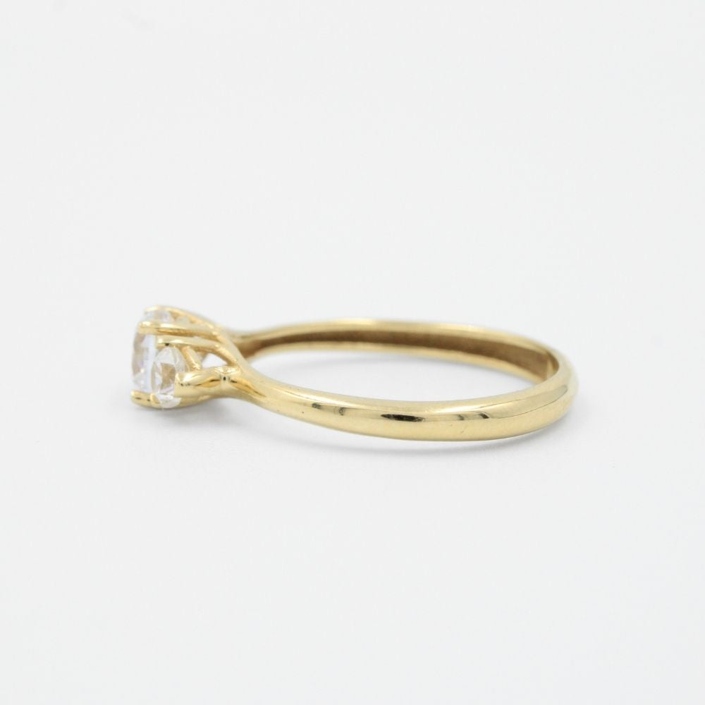 Anillo de Compromiso en Oro 14k Diseño 3 Deseos mod. 8971