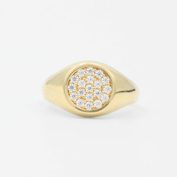 Anillo Kid Circular con Zirconias en el Centro mod. 9409
