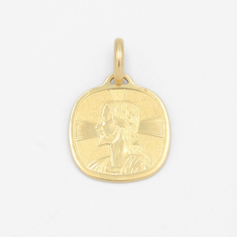 Medalla de Oro 14k del Divino Rostro mod. 9536