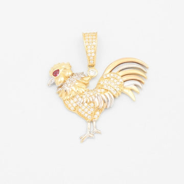 Dije de Oro 14k Diseño de Gallo  mod. 9447