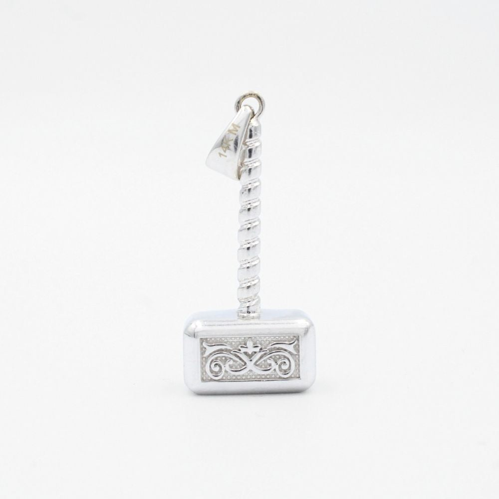 Dije de Oro 14k Diseño Mjölnir con Zirconias mod. 9492