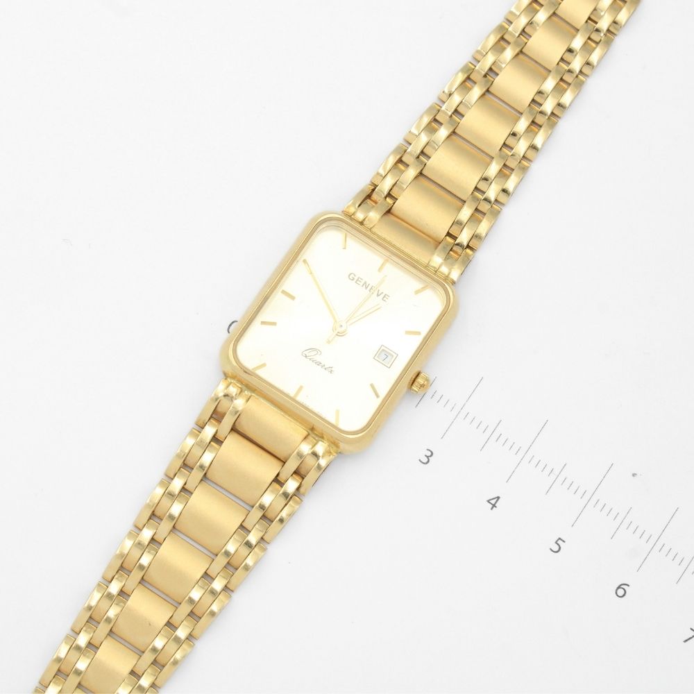 Reloj de Oro 14k para Caballero Diseño Geneve mod. 9396