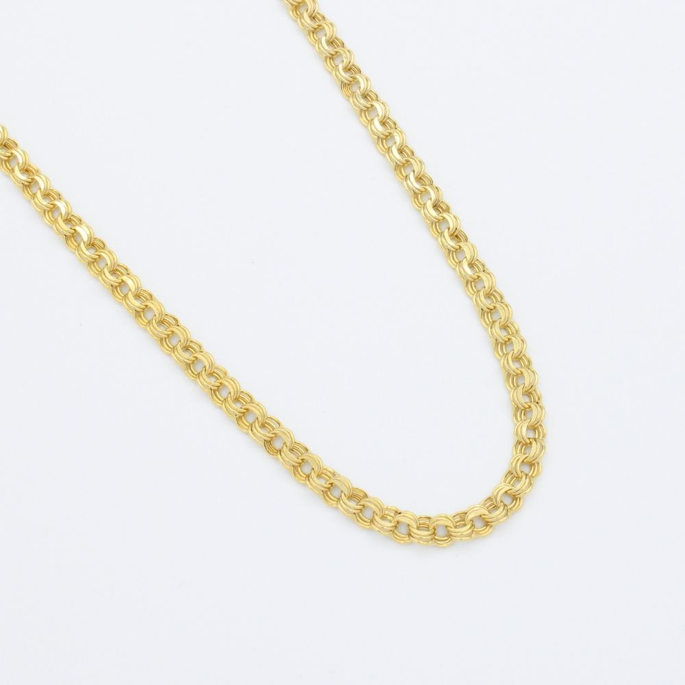 Cadena de Oro 14k Tejido China Hueca mod. 9900