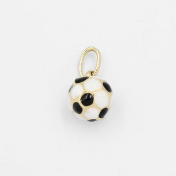 Dije de Oro 14k Hueco en Forma de Balón de Football Tamaño Chico mod. 8745