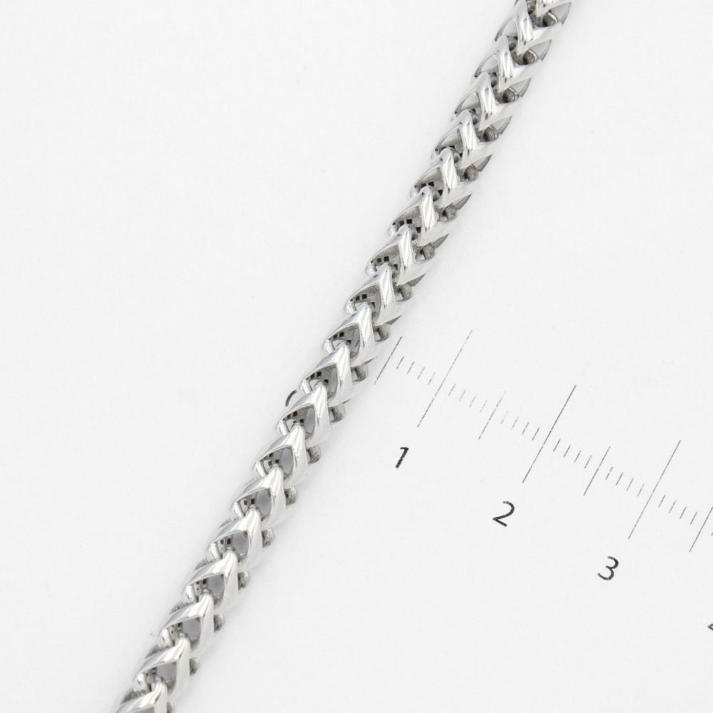 Pulsera Mónaco Chain 14k Modelo Rondo Broche Pavé e Incrustación de Swarovski mod. 9645