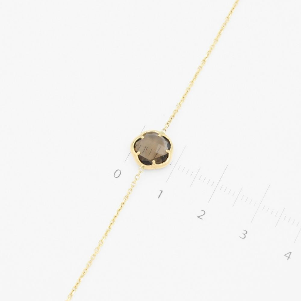 Coordinado de Oro 14k Incrustación de Piedra Alejandrita mod. 8976