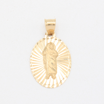 Medalla de Oro 14k Oval de San Judas Tadeo mod. 11082