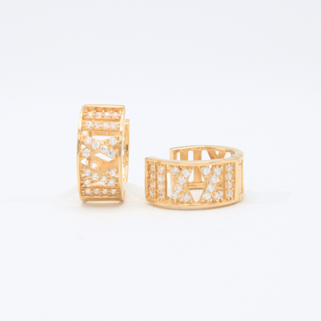 Grapa de Oro 14k Diseño de Números Romanos mod. 11012