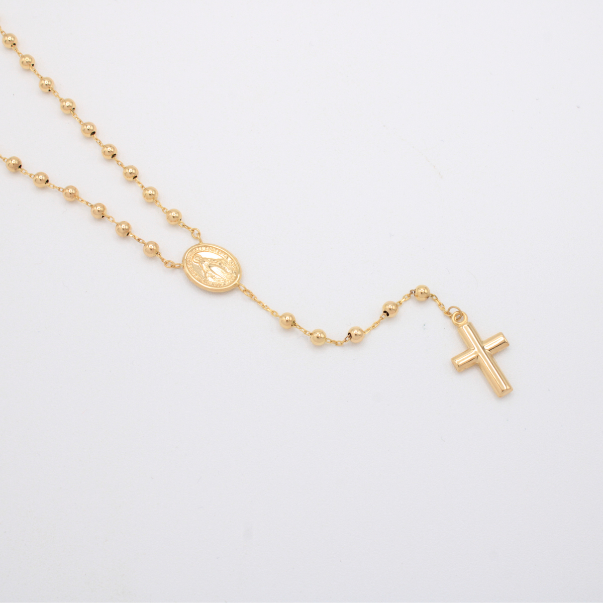 Rosario de Oro 14k de la Virgen Maria mod. 11186