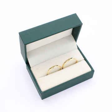 Argollas de Matrimonio de Oro 14k Diseño Confort Tradicional Delgado mod. 10613